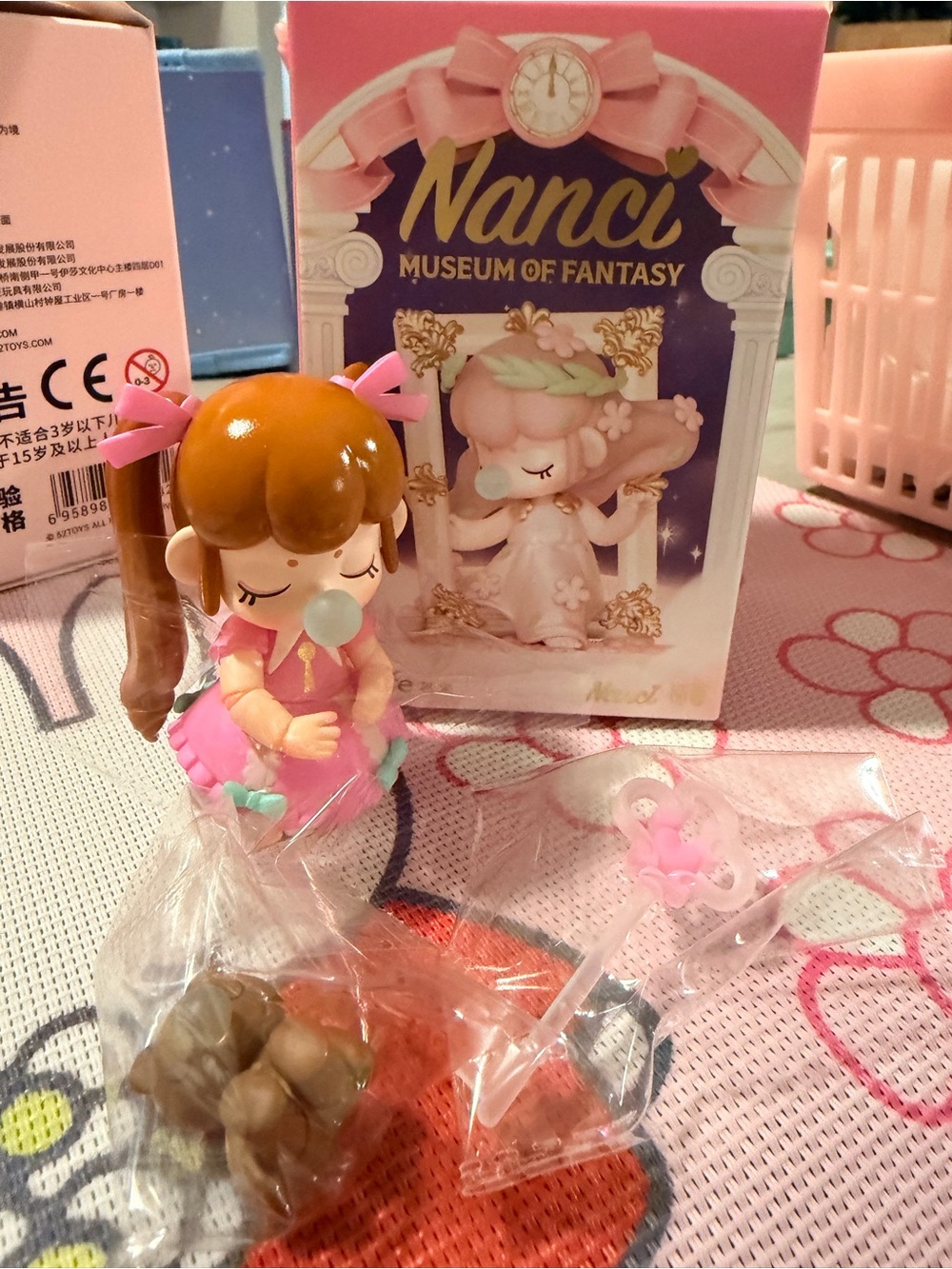 Nanci Museum of Fantasy Pink Bubblegum Girl Figurine